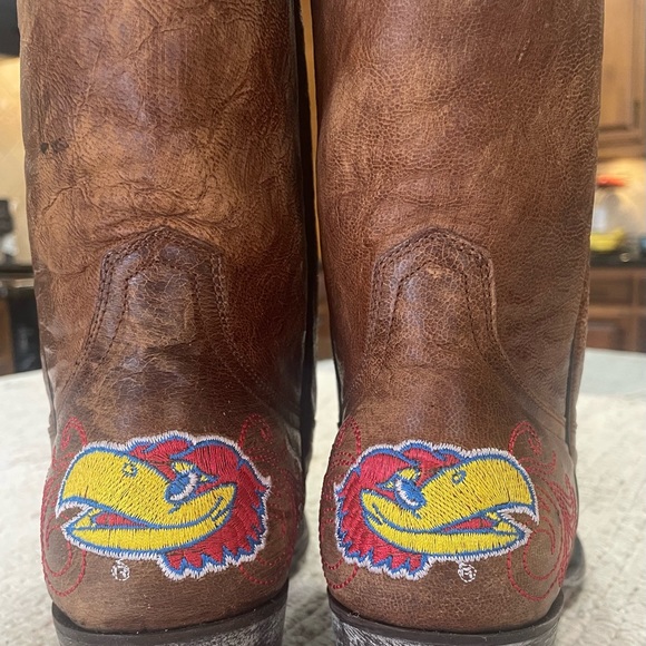 Kansas Jayhawks Women’s Boots. Brand New, Size 7B. - Picture 5 of 6